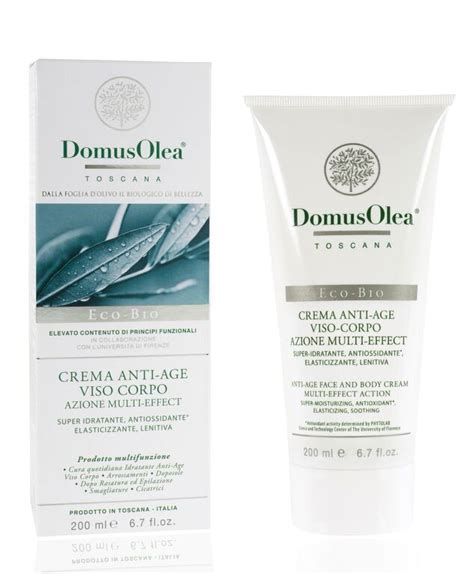 Domus Olea Toscana Crema Anti Age Viso Corpo Multi Effect Bioeco Shop It