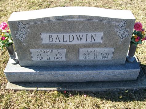 Grace E Whitsitt Baldwin Homenaje De Find A Grave