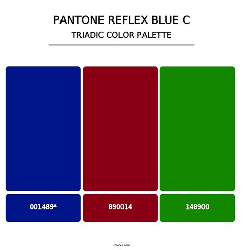 PANTONE Reflex Blue C color palettes - colorxs.com