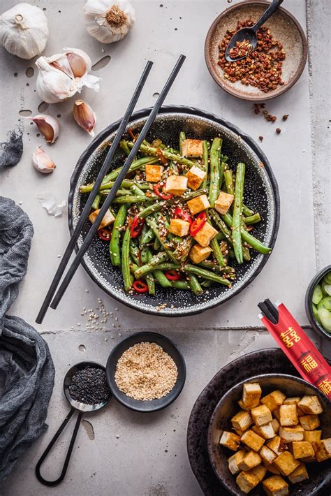 Tofu Gemüse Pfanne mit Bohnen ganz schnell Foodlovin