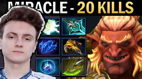 Troll Gameplay Miracle With 20 Kills And Disperser Dota Ringmaster