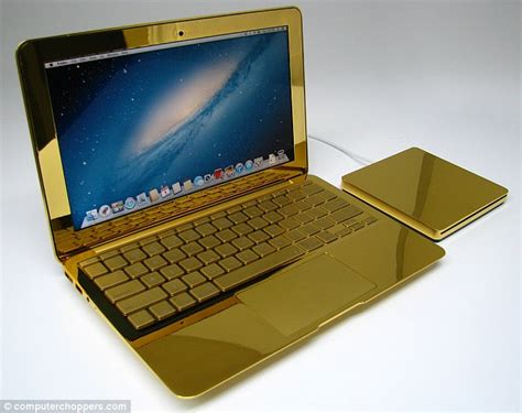 The Ultimate Midas Touch The 24 Carat Gold Macbook Pros Complete With