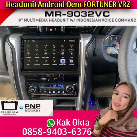 Jual Head Unit Oem Android Toyota Fortuner Vrz Plug N Play Kab Bogor