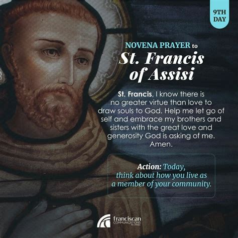 Novena To Saint Francis Of Assisi Day 9