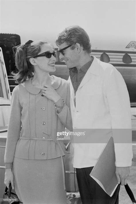 British Actor Peter O Toole Pictured With His Wife Actress Sian