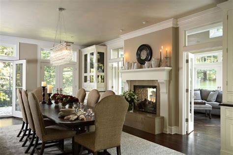 Traditional Fireplaces Dining Room Fireplace Fireplace Design