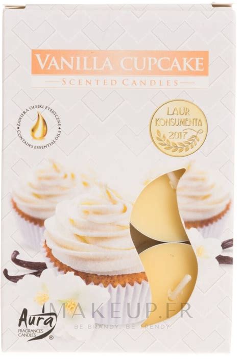 Bispol Vanilla Cupcake Scented Candles Set De Bougies Chauffe Plat