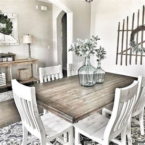 10 Rustic Modern Farmhouse Dining Room HomeDecorish