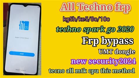 All Techno Frp Mtk Cpu By UMT Donge Techno Kg5h Frp Bypass Techno