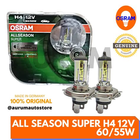 Osram H4 All Season Super 60/55W 12V | Shopee Philippines