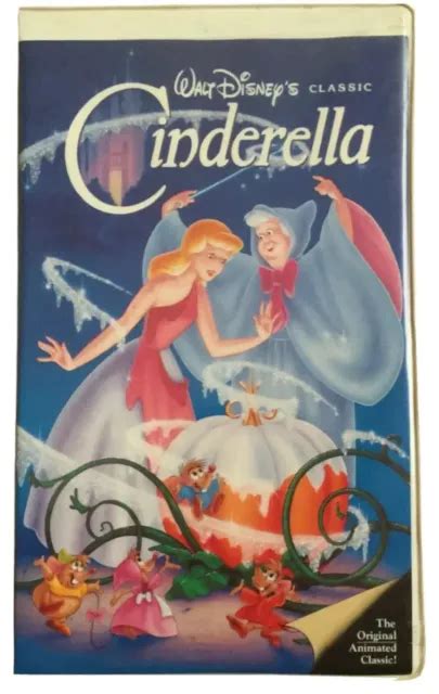 Bande Vhs Film Classique Cendrillon De Walt Disney Diamant Noir Les