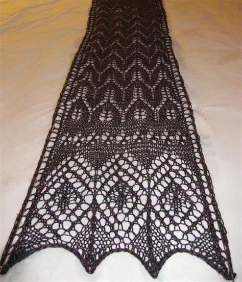 Ironwrought Scarf Knitting Pattern By Anna Dalvi Knitting Patterns