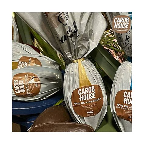 Ovo De Páscoa Vegano De Alfarroba Carob House 160g