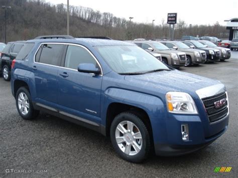 Steel Blue Metallic 2012 Gmc Terrain Sle Awd Exterior Photo 57527401