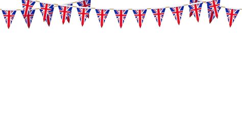 Britse Vlag Slinger Union Jack Wimpels Ketting Britse Feestgors