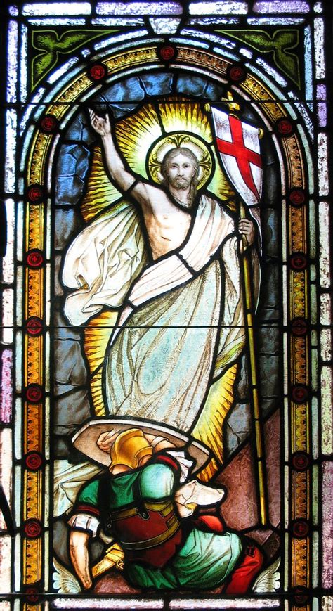 The Resurrection Of Jesus The Stained Glass Window Detail  Flickr