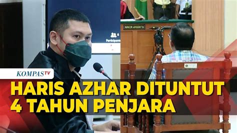 Haris Azhar Dituntut 4 Tahun Penjara Dalam Kasus Pencemaran Nama Baik