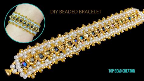 How To Make Beaded Bracelet Youtube