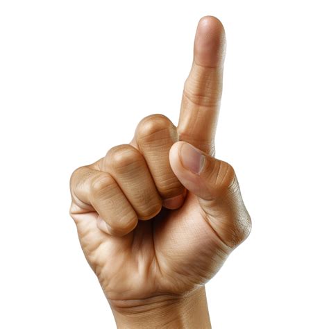 Hand Pointing Up 50610085 Png