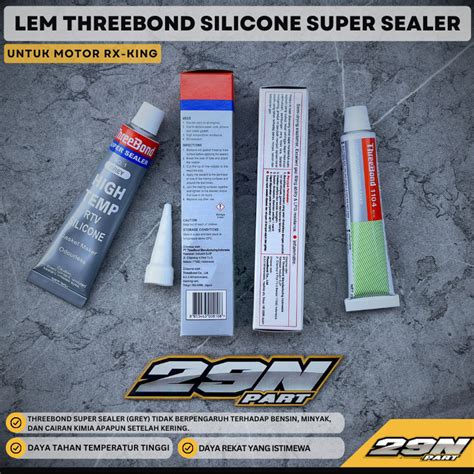 Jual Lem Threebond Grey 30 Gram Silicone Rtv High Temp Super Sealer Ori