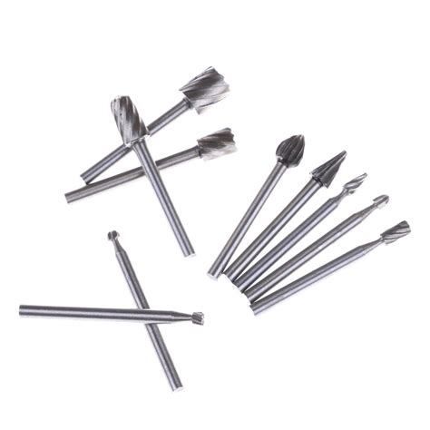 Lang Pcs Inch Shank Milling Rotary File Burrs Bit Set Wood