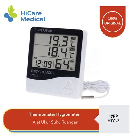 Jual Thermometer Hygrometer HTC 2 Alat Pengukur Suhu Kota Medan