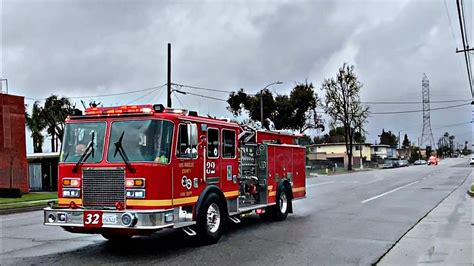 Lacofd Engine Est Battalion Responding Code Youtube