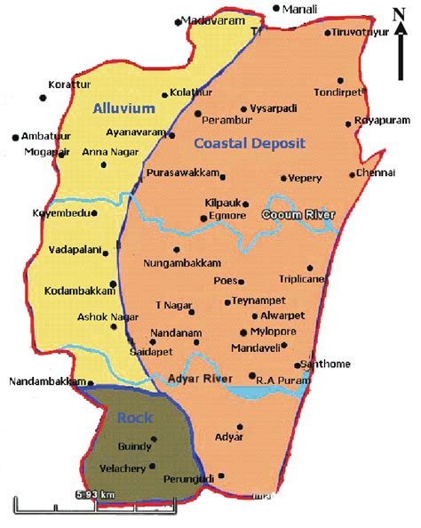 Chennai District Map