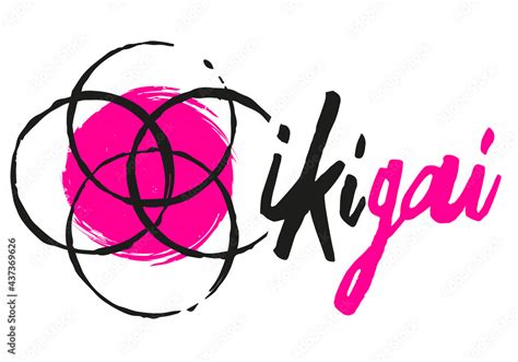 Ikigai Logo Design Stock Illustration Adobe Stock