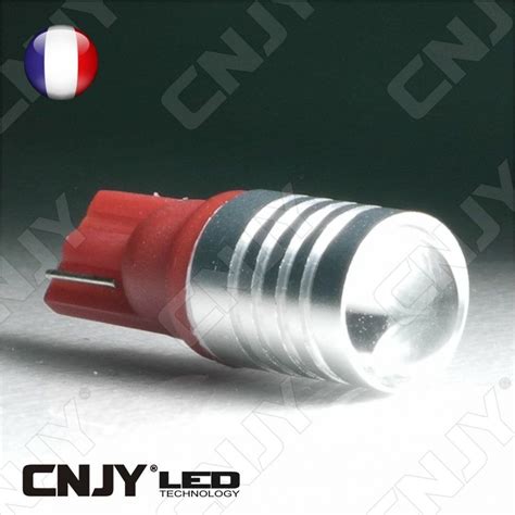 Ampoule Led Cree Crossled W W Culot T V V Auto Moto Camion