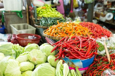 Variedad De Frutas Y Verduras Frescas Foto Premium