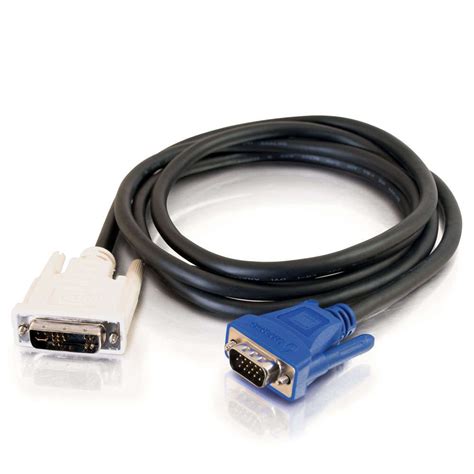 66ft 2m Dvi Male To Hd15 Vga Male Video Cable Adapters And Couplers Audio Video