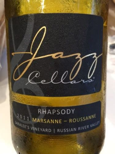 Jazz Rhapsody Saralee S Vineyard Marsanne Roussanne Vivino US