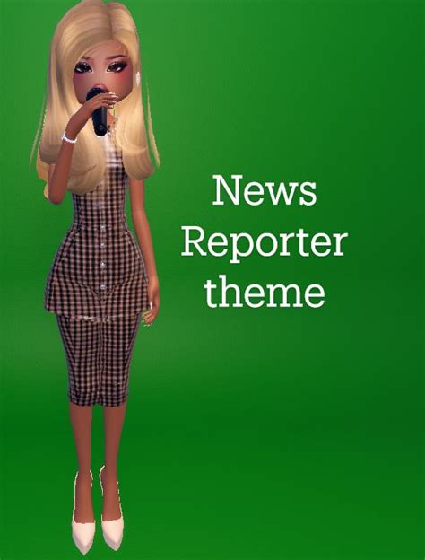 News Reporter Theme In 2024 Dress To Impress Fashion Contest Fancy