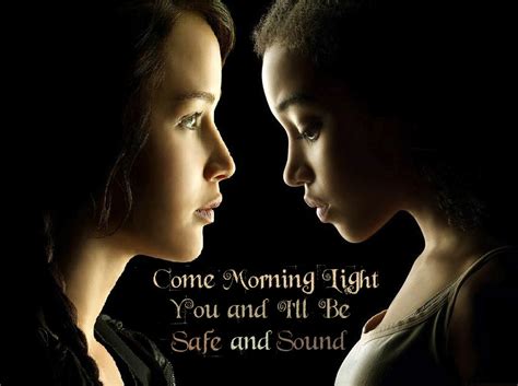 Safe And Sound Rue And Katniss The Hunger Games Fan Art 28518929 Fanpop