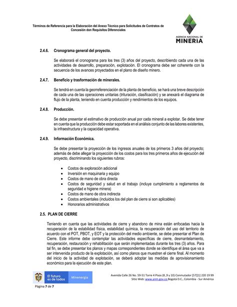 Terminos Referencia Pcc Requisitos Diferenciales Pdf