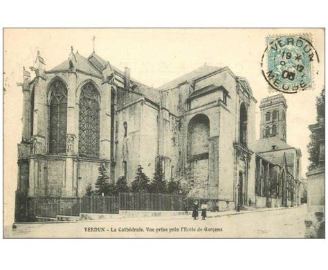 Carte Postale Ancienne Verdun Cath Drale Cartes Postales