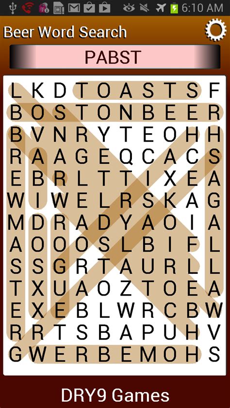 Beer Word Search App On Amazon Appstore