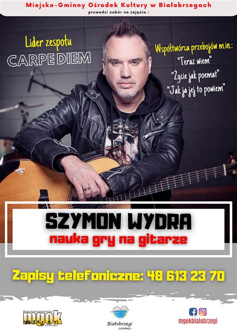 Bia Obrzeskie Centrum Kultury Nauka Gry Na Gitarze Z Szymonem Wydr