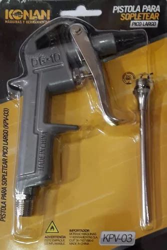 Pistola Sopletear Pico Largo Para Compresor Konan Kpv 03 MercadoLibre