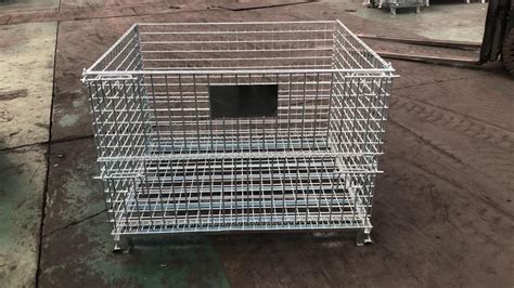 Wire Mesh Storage Containers For Industrial Storage Solutions