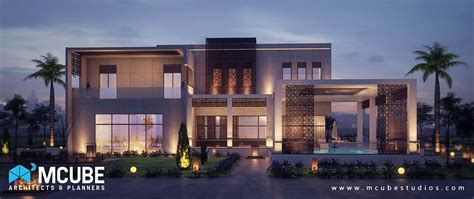Modern Islamic Villa Facade Behance