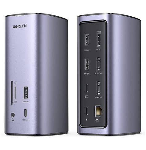 Hub USB C Ugreen 5 En 1 Supporte PD Power Delivery 100W Recharge