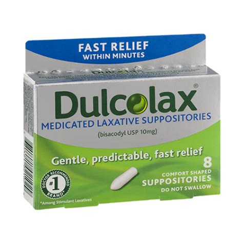 Dulcolax Suppository 10mg Per One Equity Pharmacy