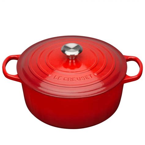 Le Creuset Kochgeschirr Aus Gusseisen Br Ter Rund Signature Cm