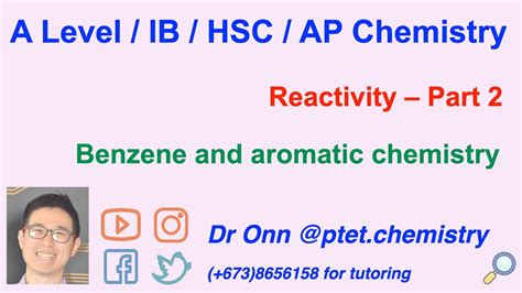 A Level Ib Hsc Ap Chemistry Benzene And Aromatic Chemistry