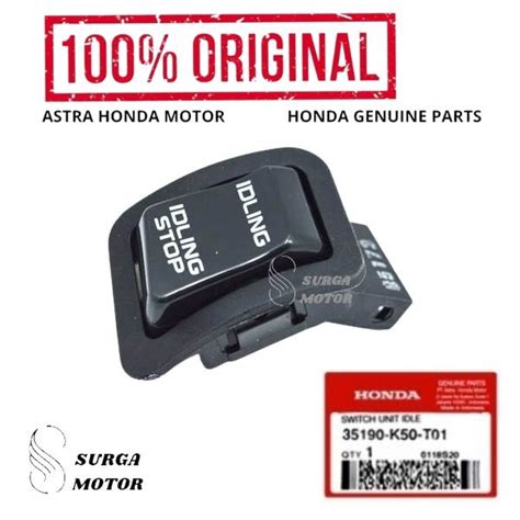 Jual Saklar Sakelar Tombol ISS Idling Stop Switch Unit Idle Honda Beat