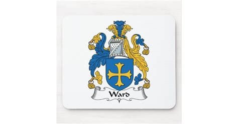 Ward Family Crest Mouse Pad | Zazzle