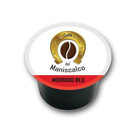 100 Capsule Caffe Del Maniscalco Morbido Blu Compatibili LavAzza Blue