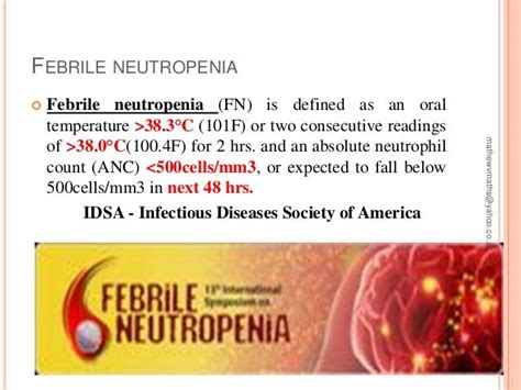 Febrile Neutropenia Nursing Ppt